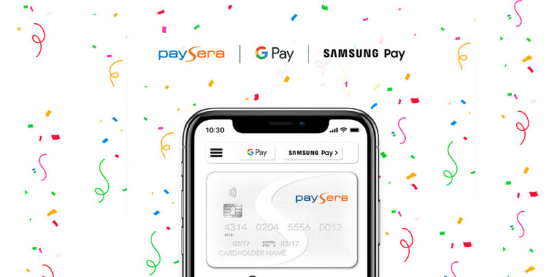 Paysera Introduces Google and Samsung Payments