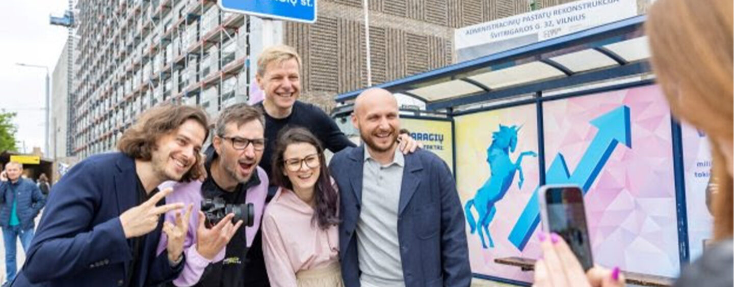 Unicorn Bus Stops in Vilnius – New Initiative to Motivate Startups